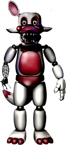 Withered Toy Foxy - Five Nights At Freddy's - Funtime Foxy 5" Vinyl Figure (257x482)