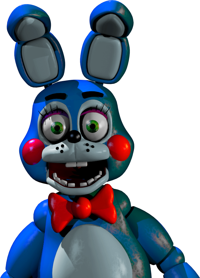Toy Bonnie Without Fnaf 2 Lighting By Shaddow24 - Five Nights At Freddy's Toy Bonnie (645x895)