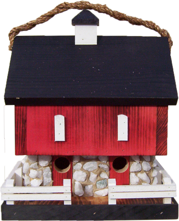 Barn Birdhouse - House (810x1001)