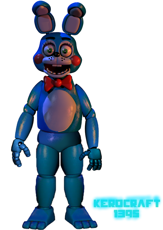 Toy Bonnie Full Body By Kero1395 - Fnaf 2 Toy Bonnie Full Body (600x800)