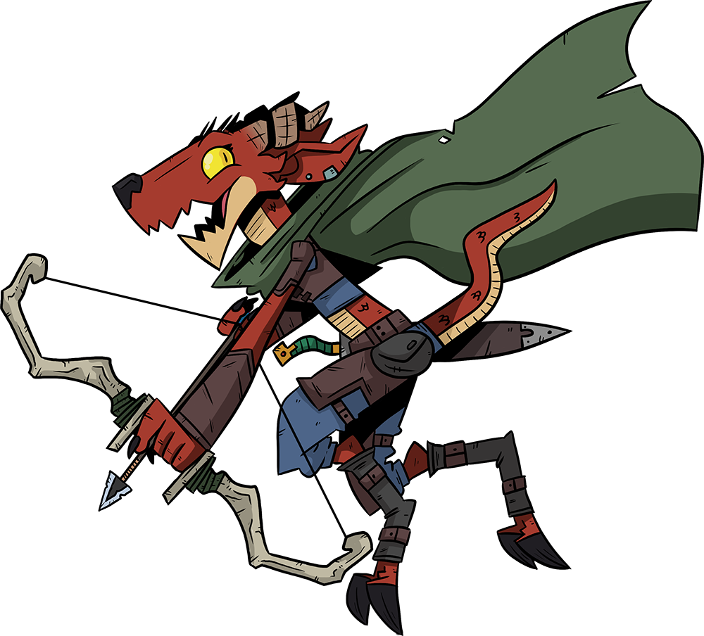 [art] Meepa, The Kobold Gloom Stalker - Dnd Kobold Art (1000x904)