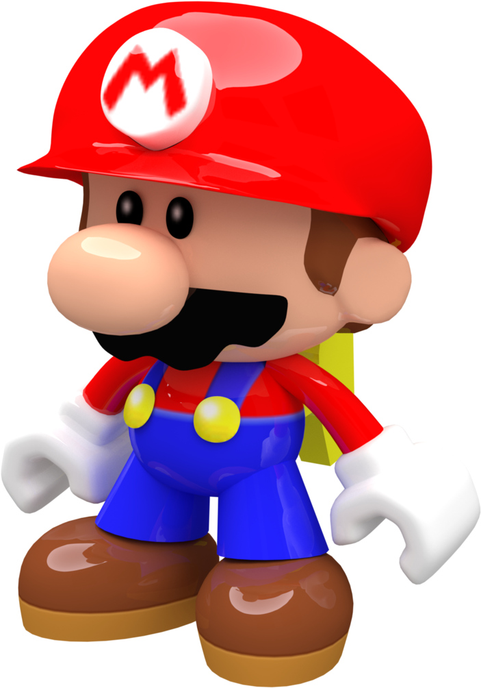 Mini Mario Toy Render By Nintega-dario - Mini Mario Toy (765x1044)