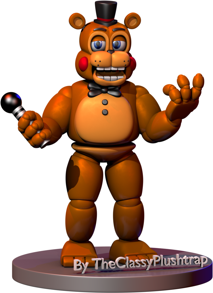 Toon Toy Freddy V3 By Theclassyplushtrap - Toy Freddy Action Figure (766x1042)