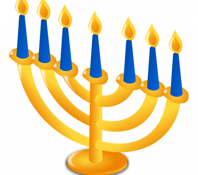 Chanukah Clipart Free Free Hanukkah Clipart Animations - Judaism Clipart (678x600)