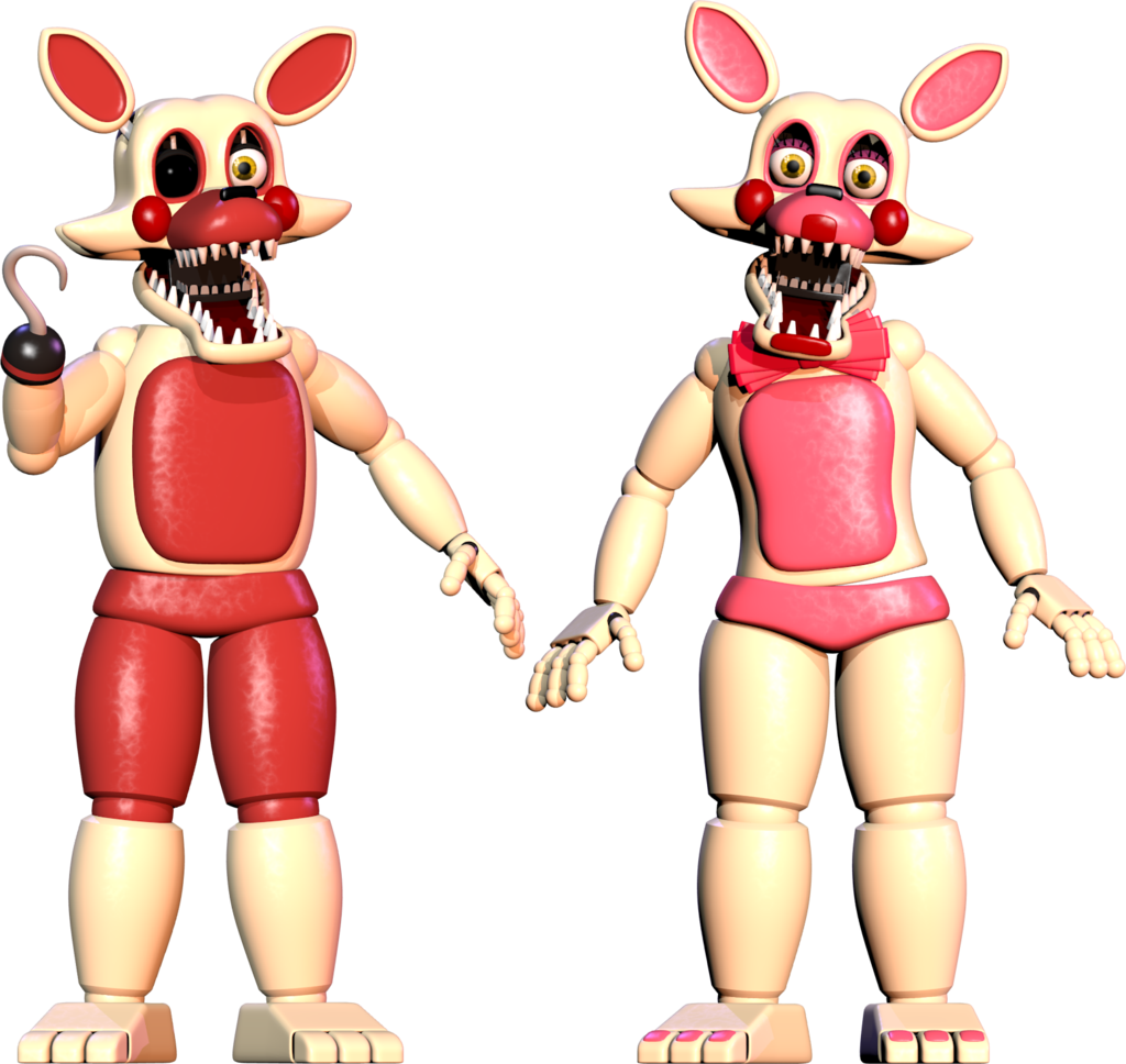 Toy Fox And Funtime Foxy - Fnaf 2 Toy Foxy (1024x968)