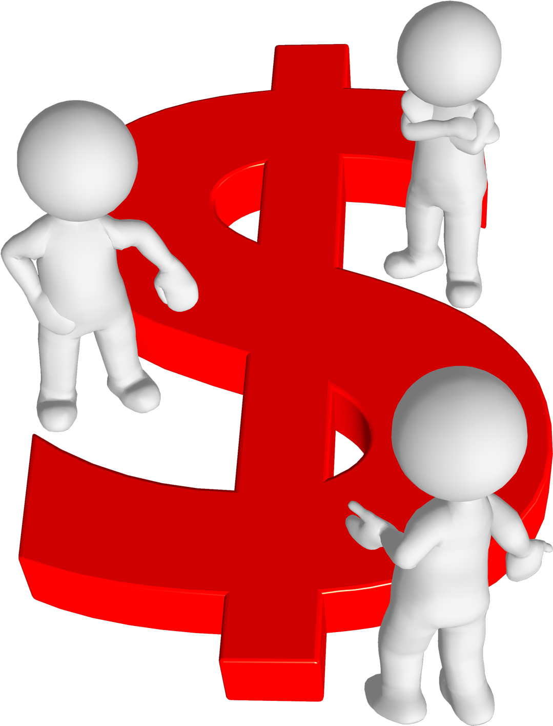 Man With Dollar Sign - Valor Neto De Realizacion (1500x1500)