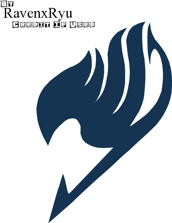 Blue Fairy Tail Symbol Tattoo Design By Ravenxryu - Gray Fairy Tail Tattoo (654x798)