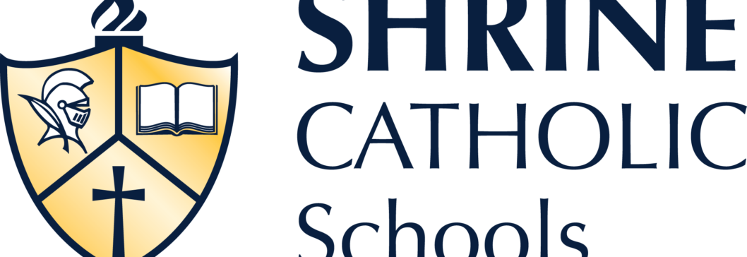 Shrine Catholic High School Names New Head Varsity - Shrine Catholic School Logo (1058x364)
