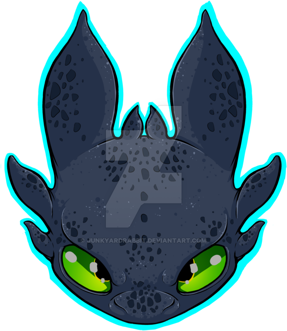 Toothless By Junkyardrabbit Toothless By Junkyardrabbit - Toothless (600x700)
