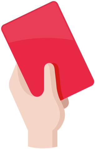 Football Red Card Icon Transparent Png - Football Red Card Icon (512x512)