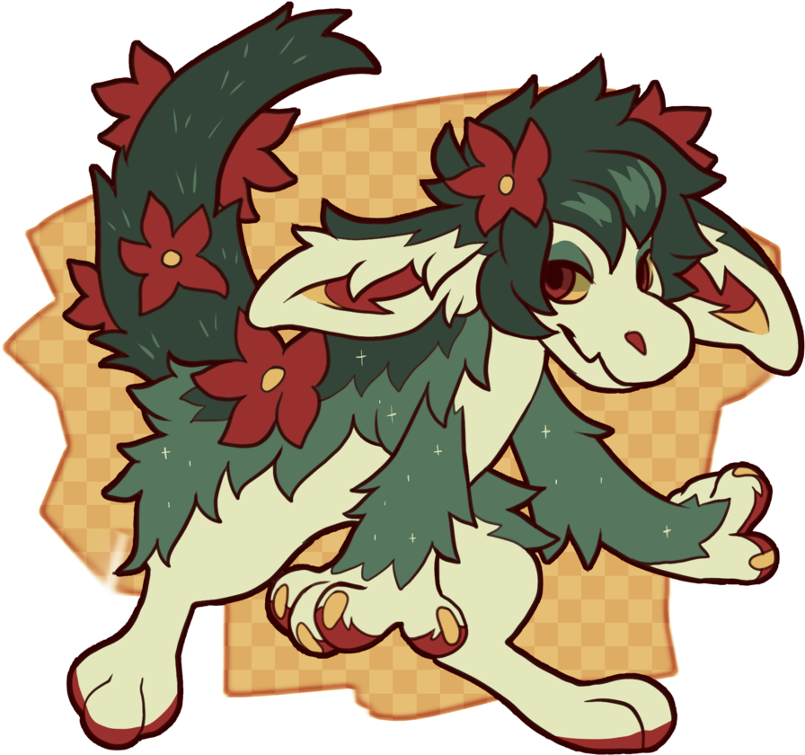 Poinsettia By Flshb0nes - Cartoon (1024x974)