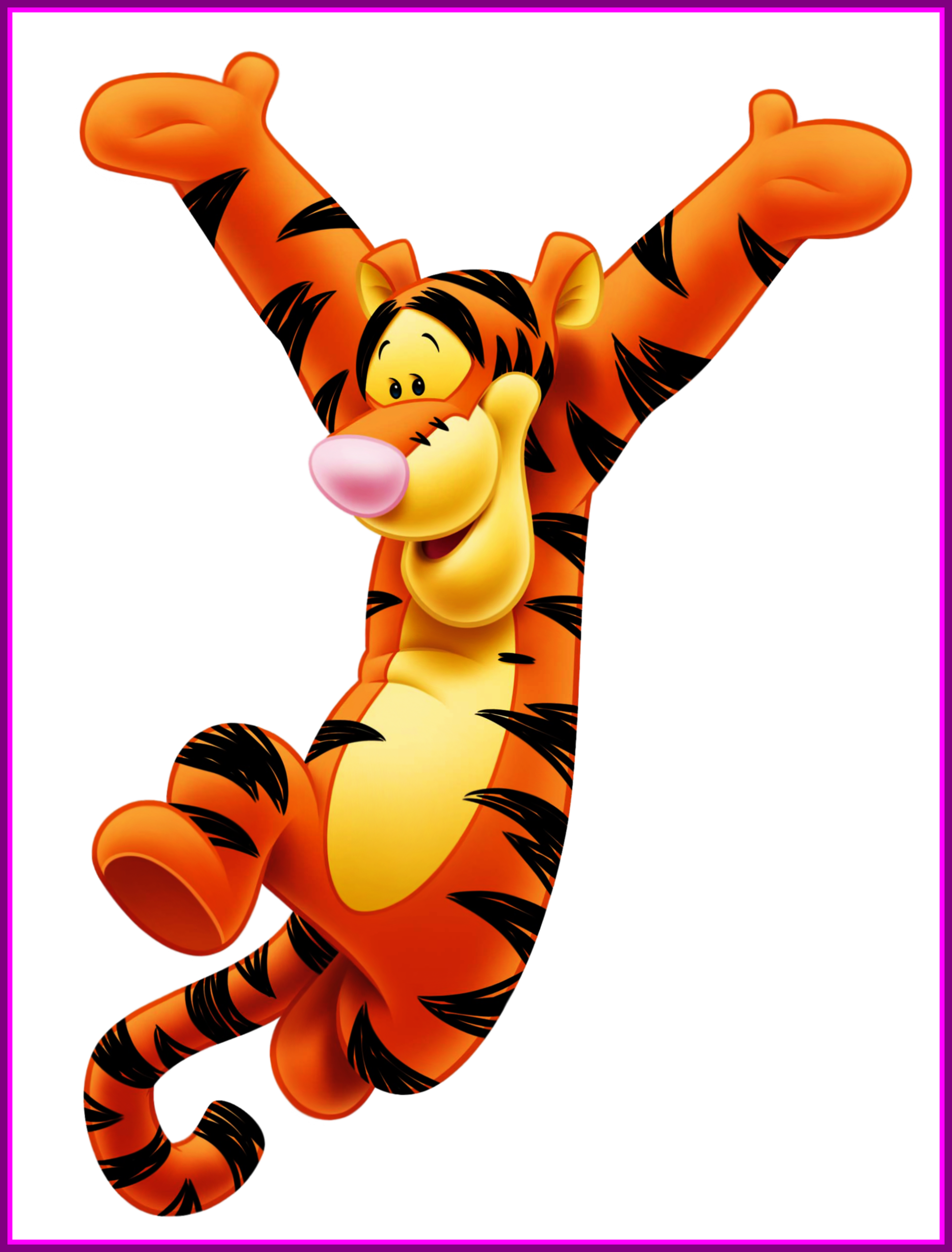 Fascinating Tigger Png Image Tigers Cartoon And Eeyore - Winnie The Pooh Tigger (1940x2550)