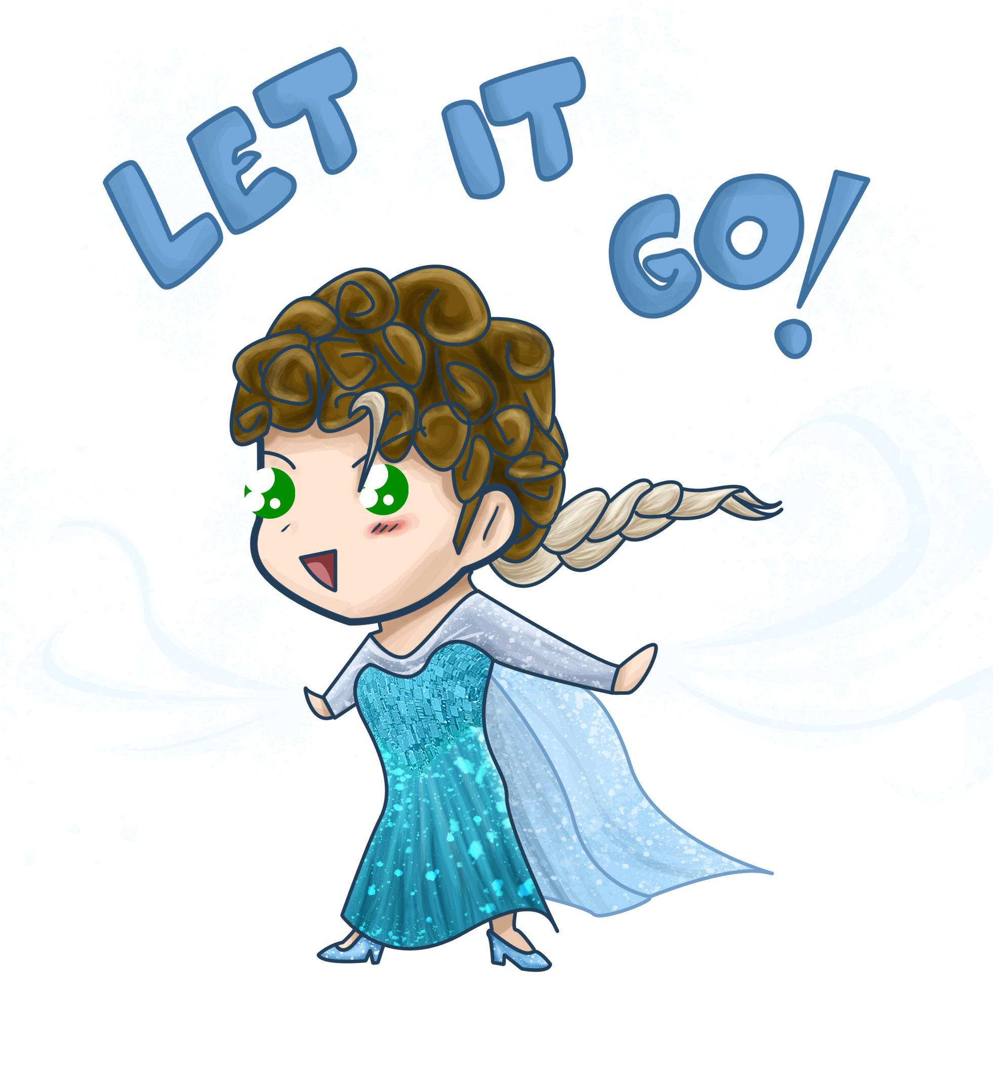 Lubatv By Lk Draw Let It Go Lubatv By Lk Draw - Cartoon (1961x2222)