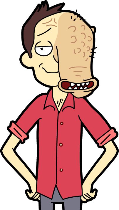 Trunk Person Avatar - Pocket Mortys Trunk Mortys (405x713)