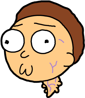 Big Head Morty - Pocket Mortys (300x650)