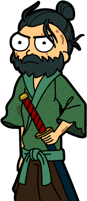 Ronin Morty - Pocket Mortys Mortys (300x662)