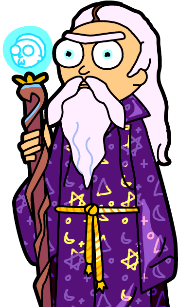 Mystic Morty - Pocket Mortys Wizard Morty (376x650)