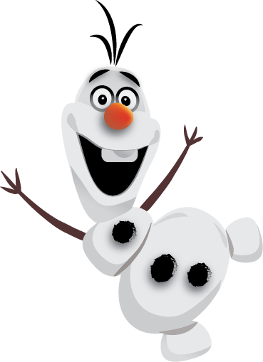 Olaf Before I "froze" Him In Photoshop - Cartoon (369x509)