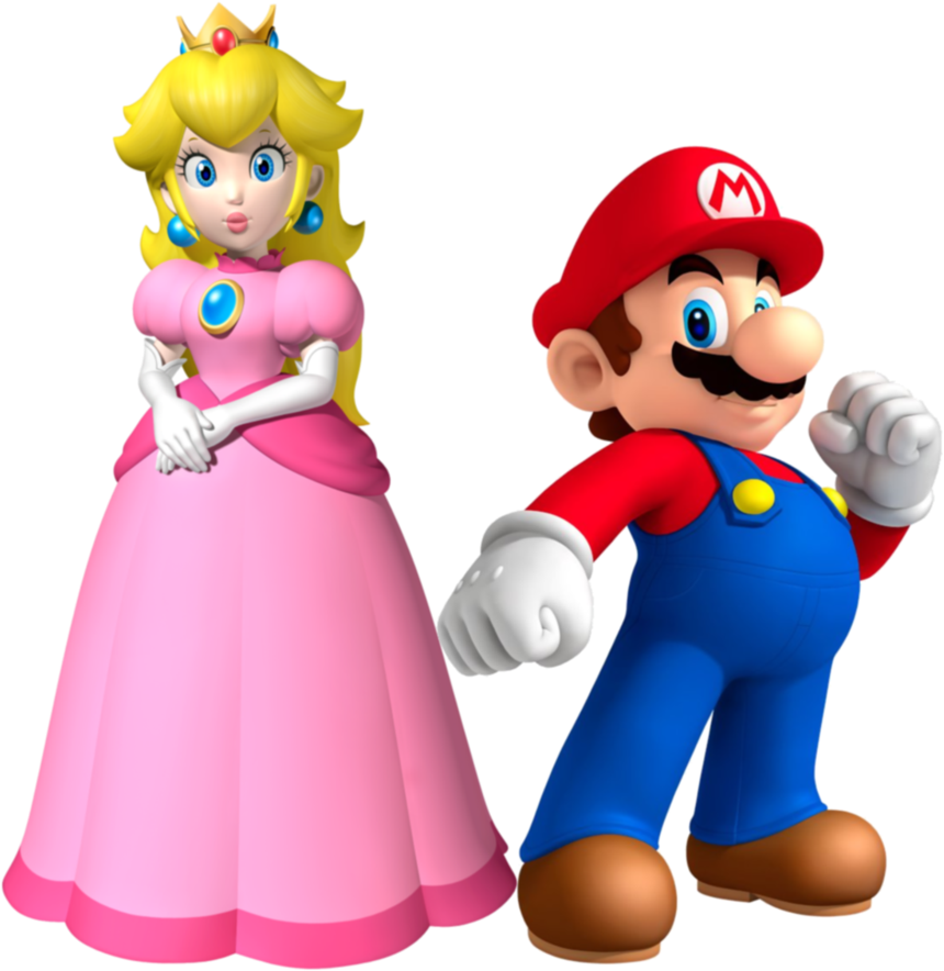 Mario And Peach - Peach Super Smash Bros (900x900)