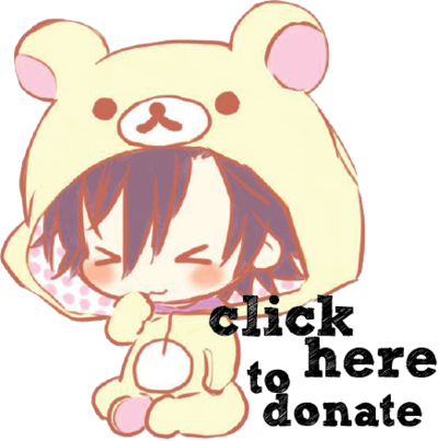 Click Here To Donate Button -free Use - Anime Cute Bear Boys (400x403)