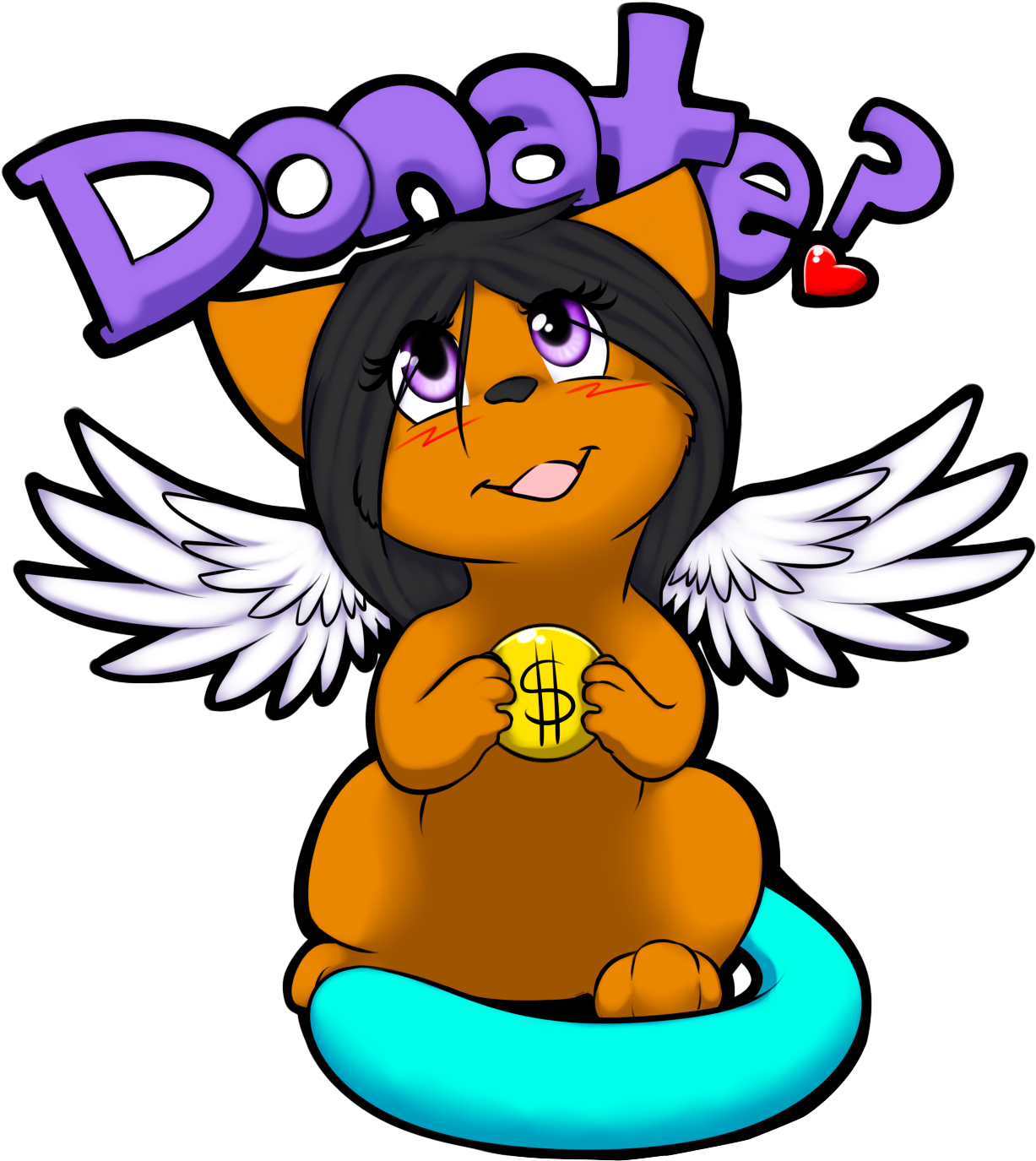 Cute - Cute Donation Button (1470x1511)