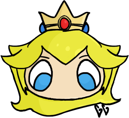 Super Mario Bros Princess Peach By Kawaii-chocolate - Mario Brosimagenes Kaway (425x387)