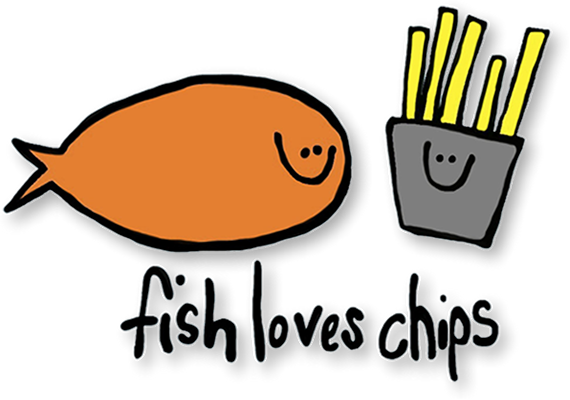 About - Fish And Chips Fun Melamine Plate (570x400)