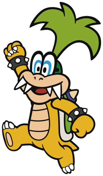 Pmcs Iggy - Iggy Paper Mario Color Splash (360x612)