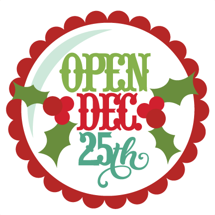 Open Dec 25th Tag Svg Cutting File Christmas Svg Cut - Baby Shower Duck Stiker (432x432)