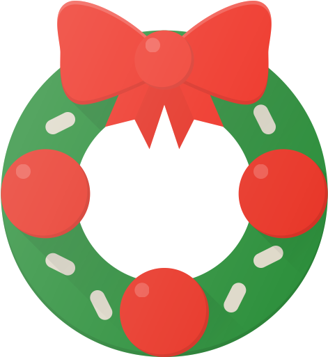 Christmas Flat Paper - Circle (512x512)