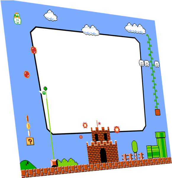 Super Mario Brothers Bezel - Screenshot (588x600)