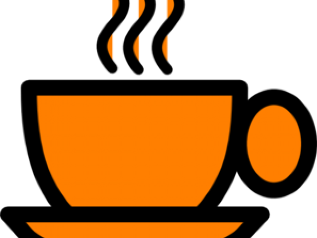 Coffee Clipart Orange - Coffee Cup Clip Art (640x480)