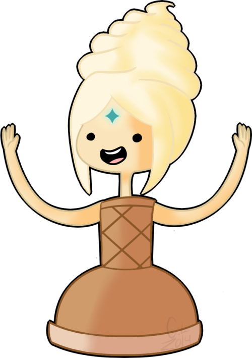 I Just Had To Draw Frozen Yogurt Princess From The - Cartoon (500x709)