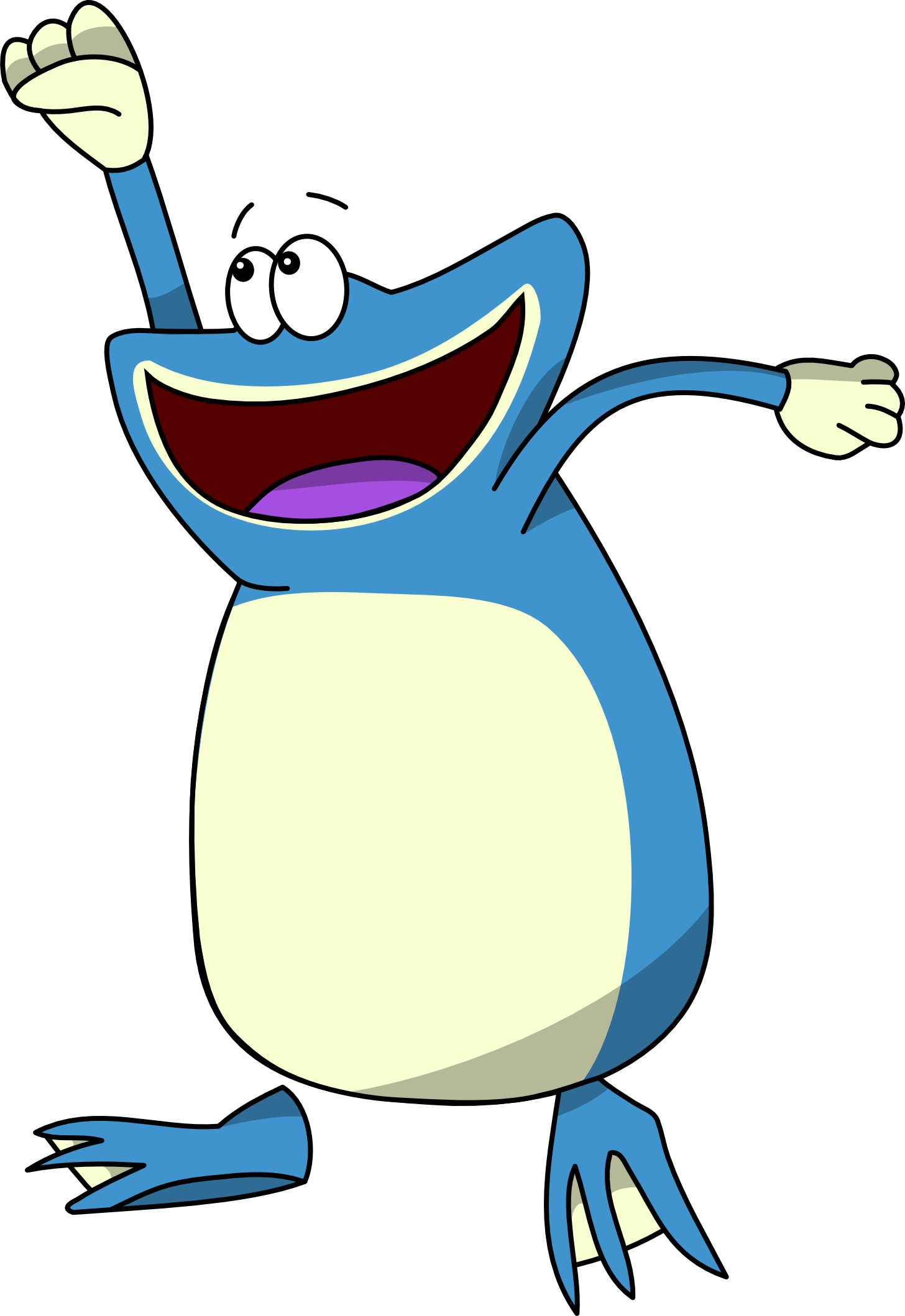 Jumping By Mighty355 Globox - Cartoon (1456x2118)