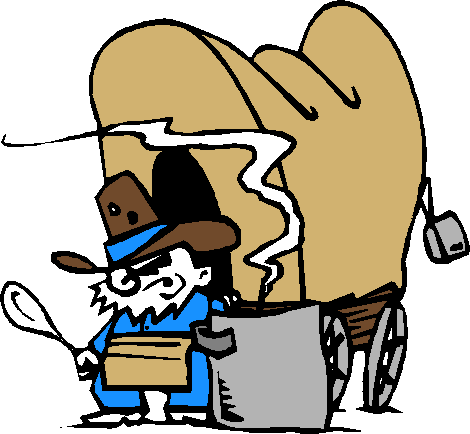 Wagon Clipart Cartoon - Chuckwagon Clipart (470x434)