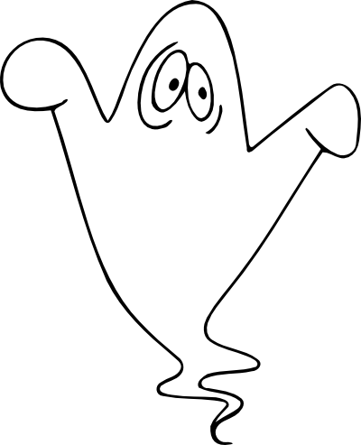 Halloween Ghosts - Free Halloween Ghost Clipart (400x493)