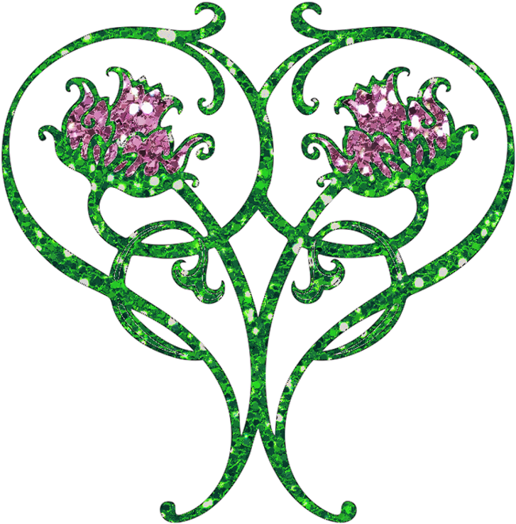 Glitter Flower 04 By Clipartcotttage On Clipart Library - Art Nouveau (738x750)