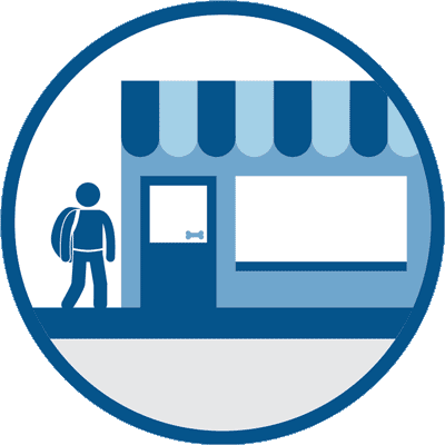 Students Visit Your Business - Store Visit Icon (400x400)