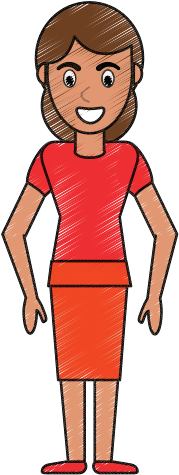 Business Woman Avatar Cartoon - Cartoon (550x550)