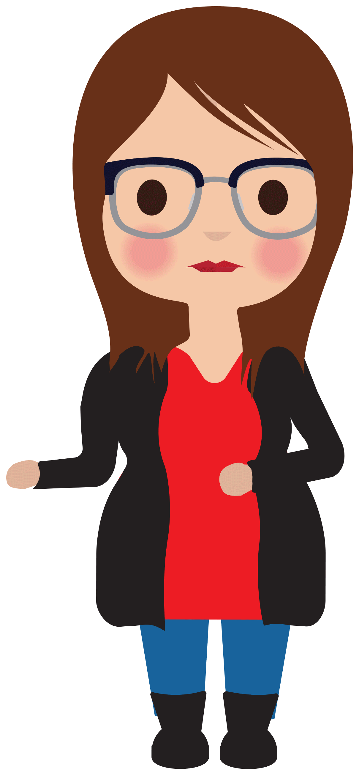 My Name Is Ellyn Cox - Cartoon (3300x2775)