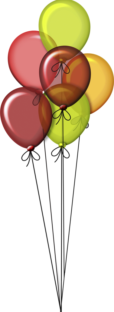 Birthday Clipart, Card Birthday, Birthday Wishes, Happy - Lazos De Globos Png (377x1024)