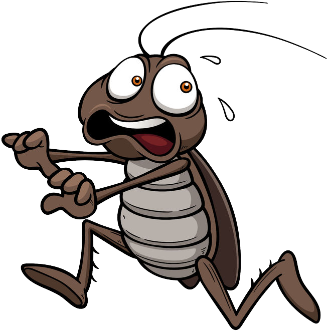 Odorless Non-staining Kills Roaches At The Source Eco - Pest Cartoon (692x692)