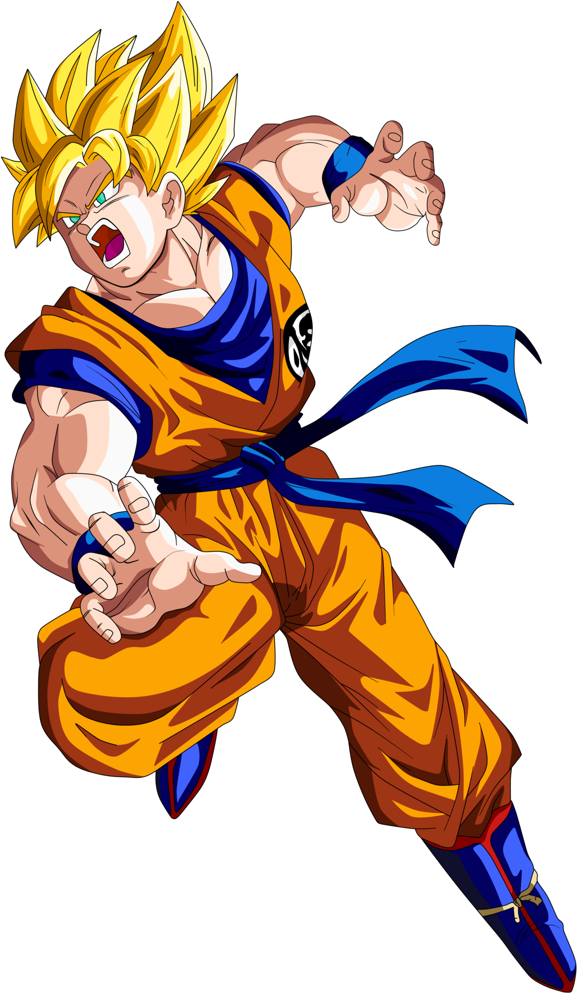 Goku Ssj By Supergoku37 On Deviantart - Dragon Ball Super Goku Super Saiyan (1600x2133)