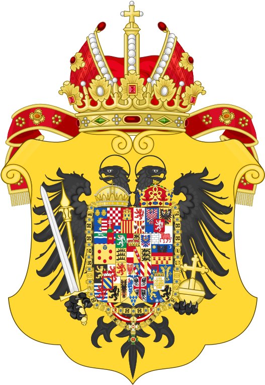 Clipart Of Double Headed Eagle With Crown K13219353 - Holy Roman Empire Coat Of Arms (543x768)