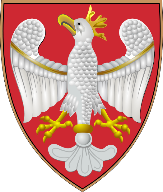 The White Eagle - Piast Dynasty Coat Of Arms (524x617)