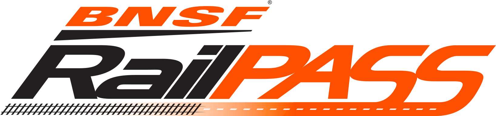 Clear - Bnsf Railway Rectangle Magnet (1754x408)