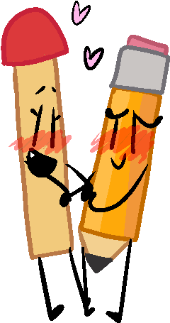 Match And Pencil By Paperpawz - Bfdi Match X Pencil (315x494)