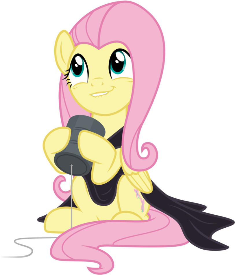 V Scare Master Fluttershy By Pirill Poveniy - Fluttershy Vector Scare Master (833x959)