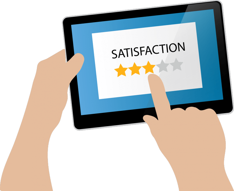 Customer Satisfaction Survey Icon Png (795x648)
