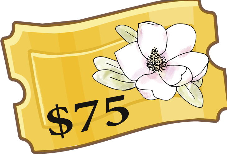 Calling All Southern Ladies And Gentlemen You Should - Ticket (740x504)